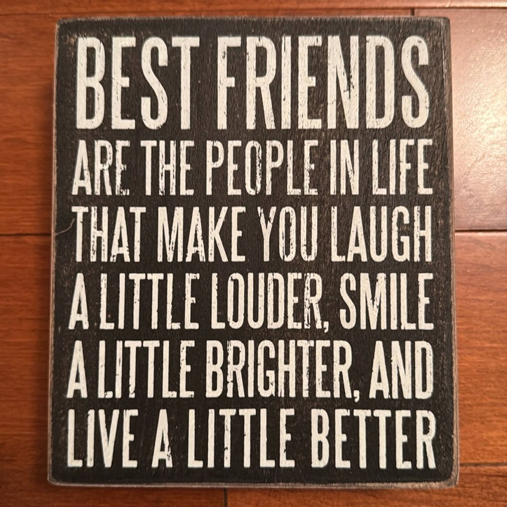 Decorative piece. Best friends…